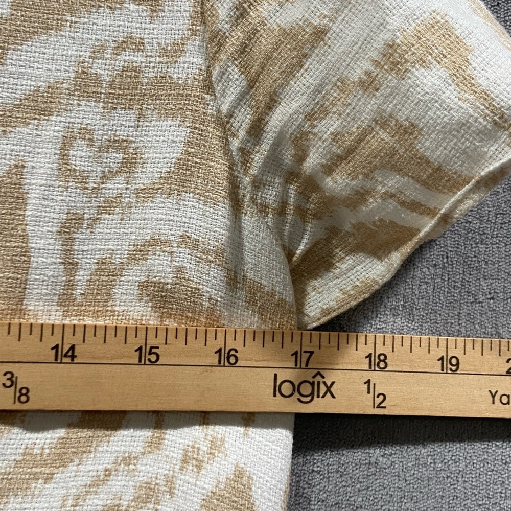 PENDLETON Drop Waist Shift Dress Linen White Tan Beige Women’s Size 8 - Picture 5 of 10